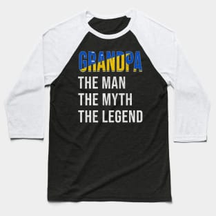 Grand Father Tokelaun Grandpa The Man The Myth The Legend - Gift for Tokelaun Dad With Roots From  Tokelau Baseball T-Shirt